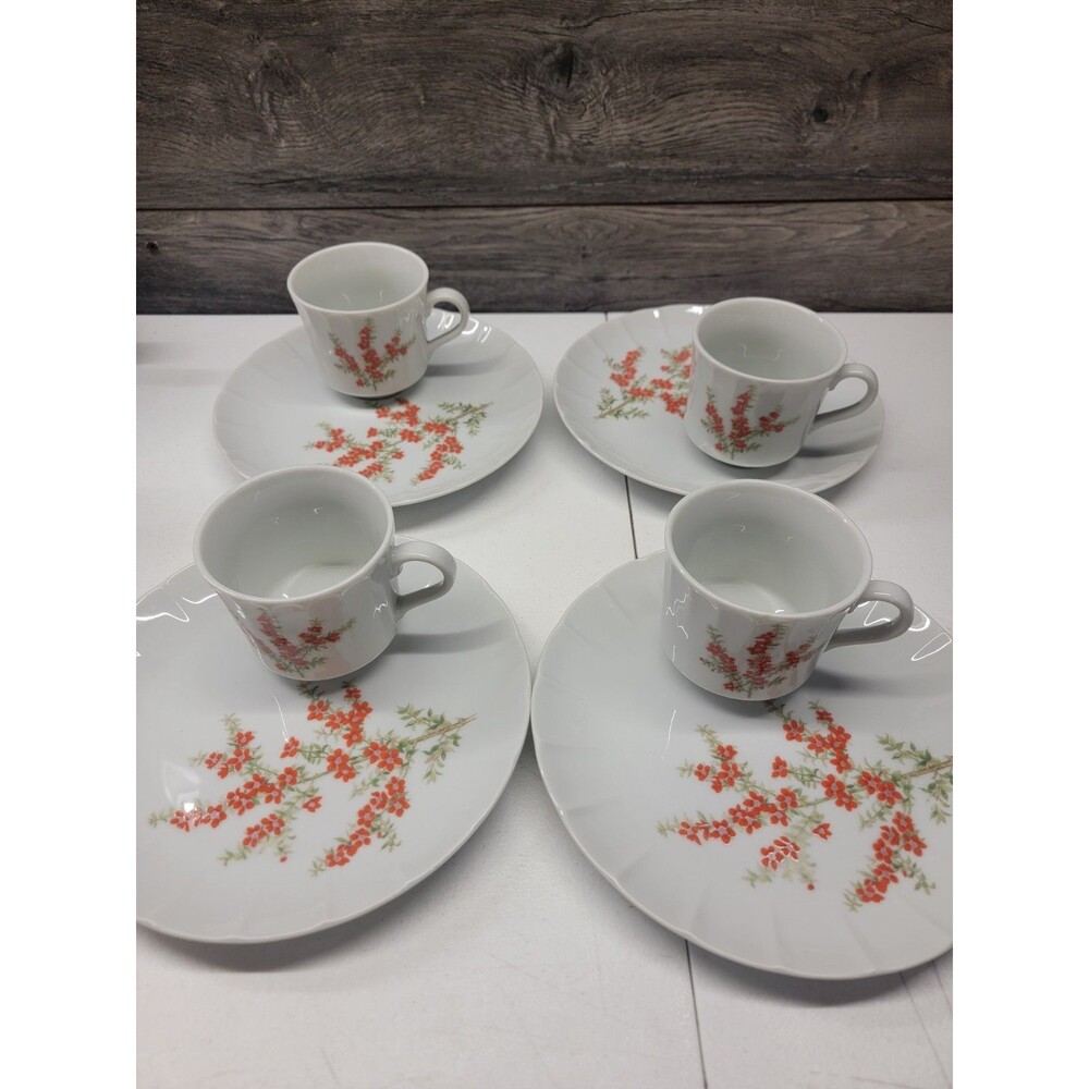 RICHMOND THE TOSCANY COLLECTION  4-TEA CUP  SET  VINTAGE  FROM JAPAN
